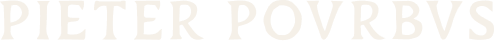 Pieter Pourbus logo in wit